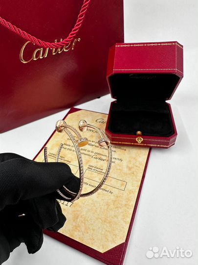 Серьги Cartier VGold