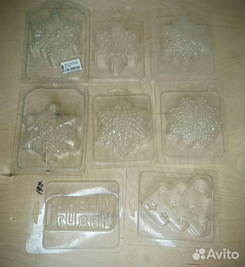 Пластиковые формы для мыла