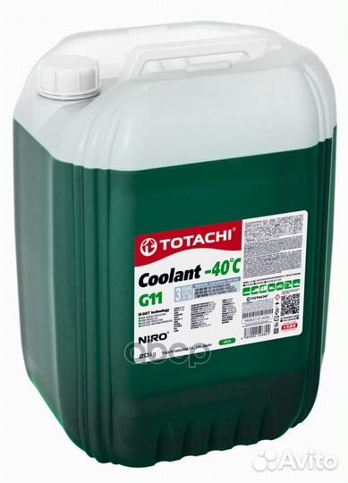 Totachi niro coolant Green -40C G11 Антифриз