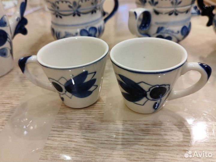 Сервиз сувенирный гжель