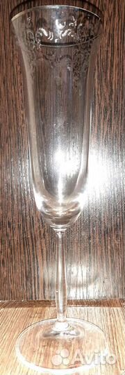 Бокалы под шампанское хрусталь. 6 шт