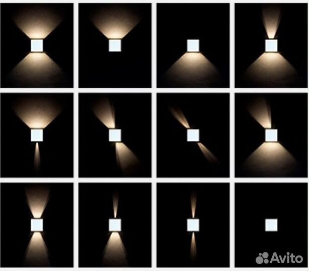 Светильник Бра Elegant 8389 черный 100*100*100