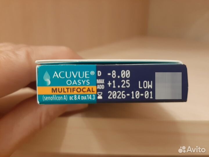 Линзы контактные acuvue oasys мультифокальные