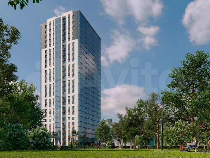 Квартира-студия, 29 м², 21/25 эт.