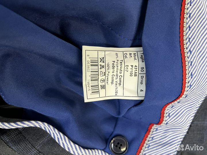 Костюм новый 50- 52 р Италия Tomenico Tagliente