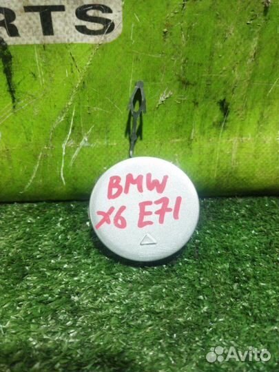 Заглушка бампера BMW X6 E71 N57D30A 2012 Перед. Лев. серебро