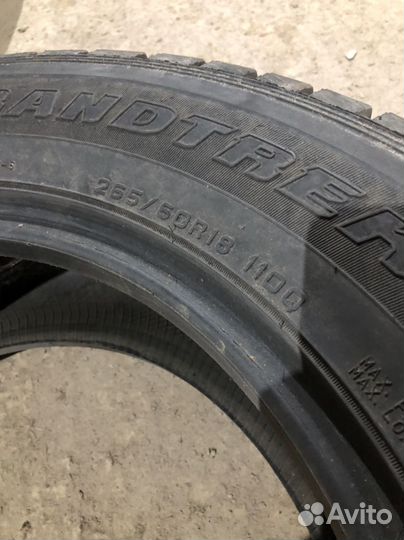 Dunlop Grandtrek SJ6 265/60 R18 110Q