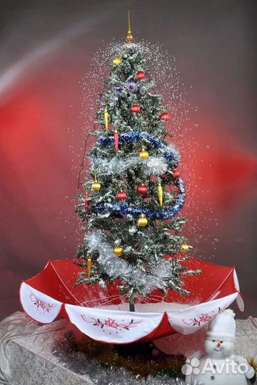 Ёлка с падающим снегом