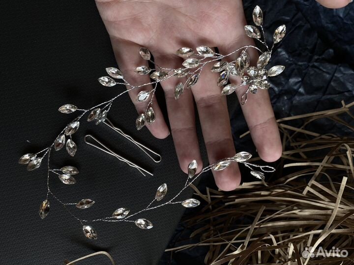 Свадебная диадема для волос