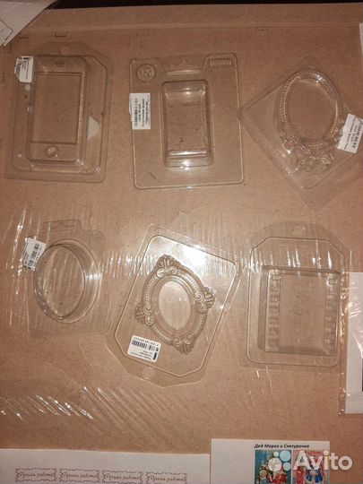 Набор для мыловарения, мыло с принтами