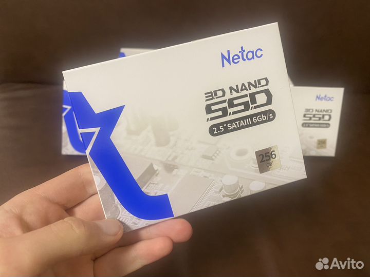 SSD диски Netac n600s 256gb новые