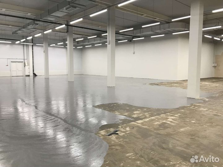 Устройство промышленных полимерных полов