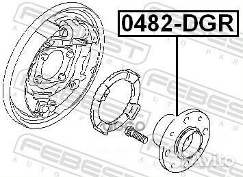 Подшипник ступицы в сборе Febest 0482-DGR 0482-DGR