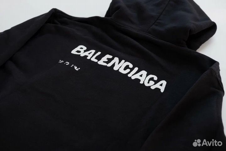 Худи Balenciaga Black