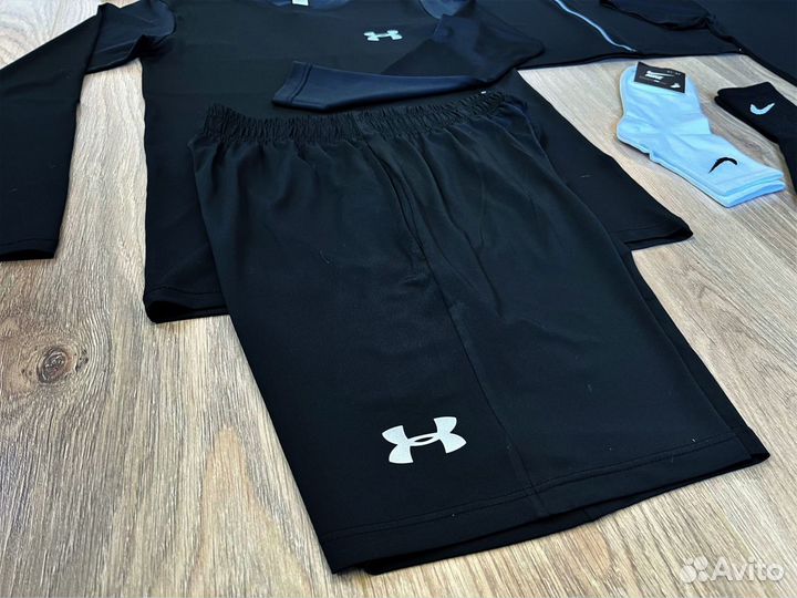 Рашгард Under Armour Black - 5/1, 2/318