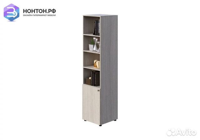 Стеллаж Мийа-3А ясень шимо светлый