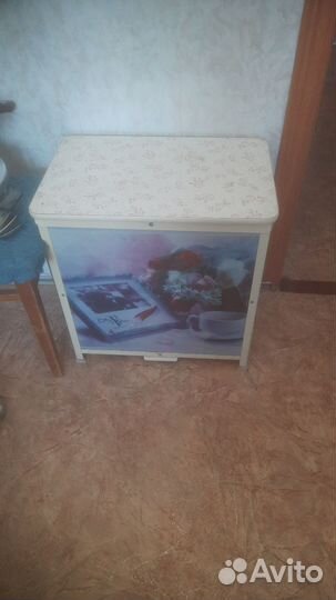 Контейнер-табурет для хранения овощей СССР