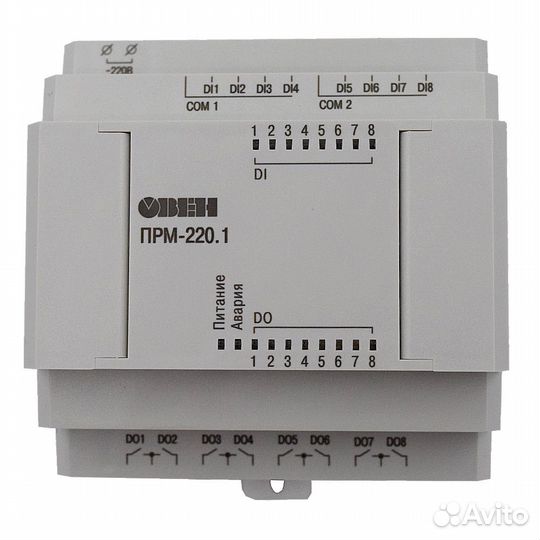 Модуль расширения входов/выходов овен прм-220.1