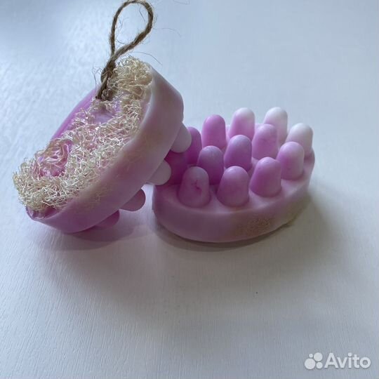 Массажное мыло с ароматом кокос/шоколад