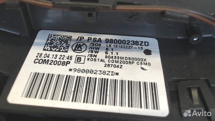 Переключатель поворотов и дворников Citroen C4, 20