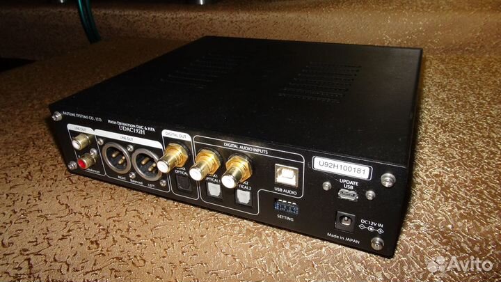 Японский USB цап Rasteme udac192H 192KHz 32bit