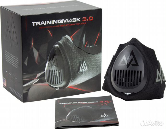 Тренировочная маска Training Mask 3.0 Blackout (Al
