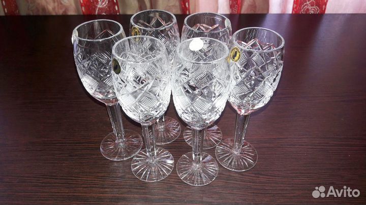 Фужеры хрустальные, Производство Гусь Хрустальный