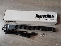 Блок розеток для 19" шкафов Hyperline