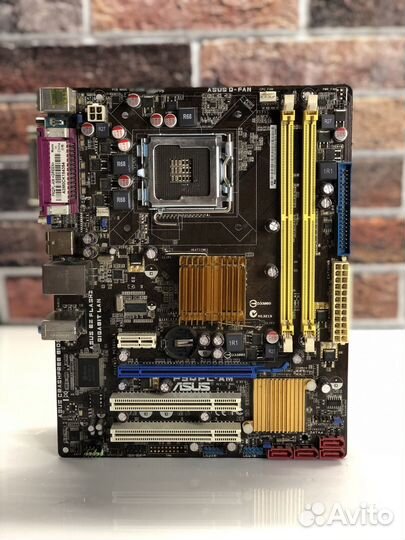 Материнская плата asus P5QPL-AM (LGA775)