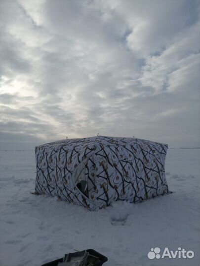 Зимняя палатка cube трехслойная