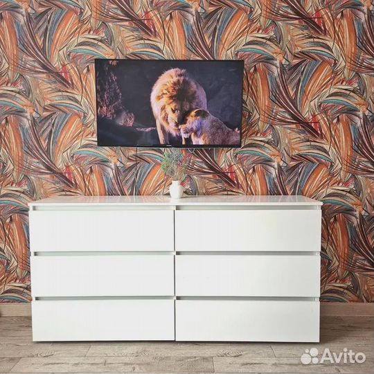 Комод Денвер белый матовый