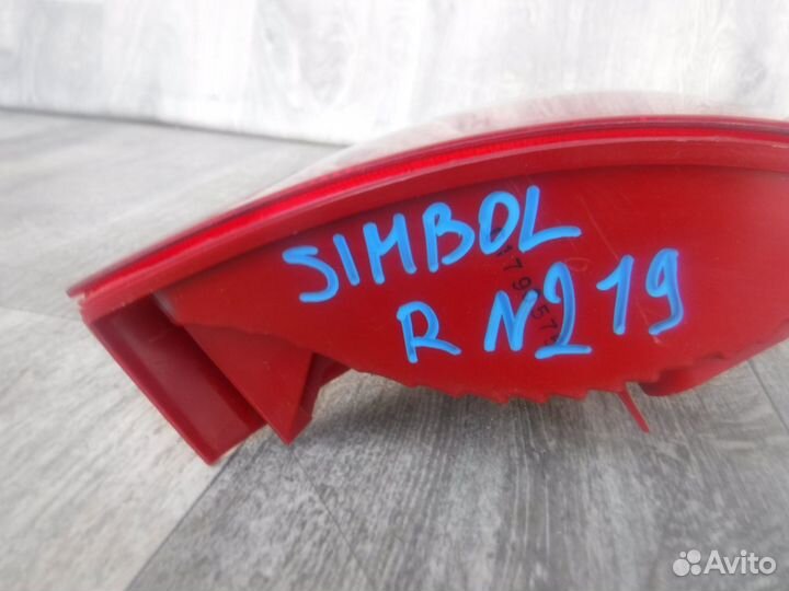 Фонарь правый №219 Renault Clio 2004