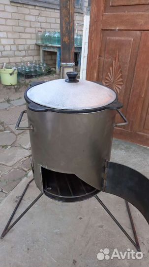 Печка для казана 6-8л