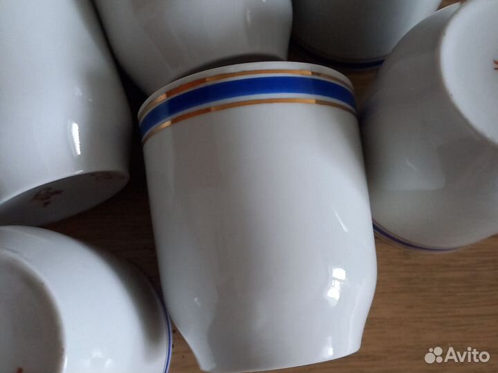 Бокальчики СССР. Винтаж. Новые. Цена за 6 штук