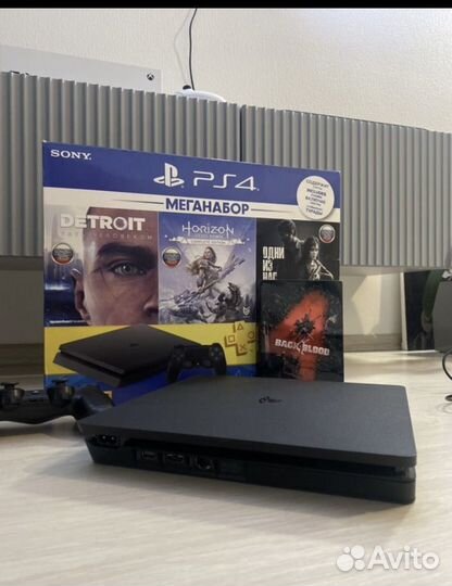 Игровая приставка ps4 slim 1tb