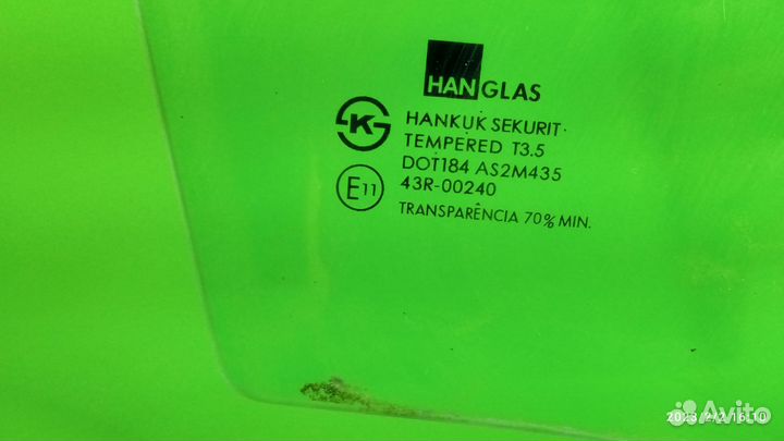 Стекло двери передней правой для Chevrolet Epica