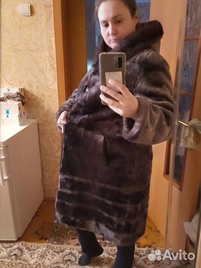 Шуба мутон