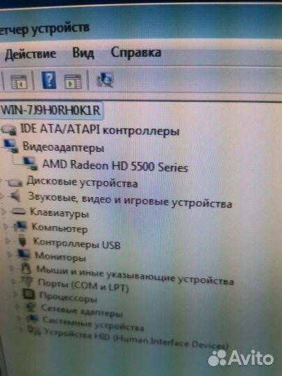 Видеокарта hd5550 1gb