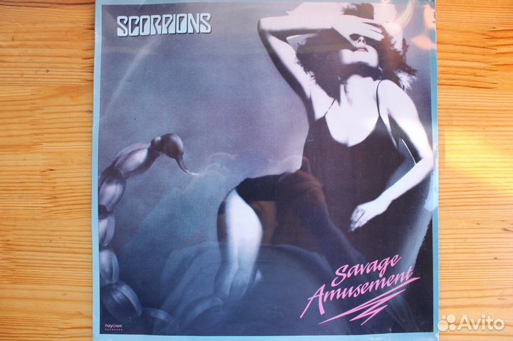 Scorpions Savage Amusement 1988 mexico 1st rare