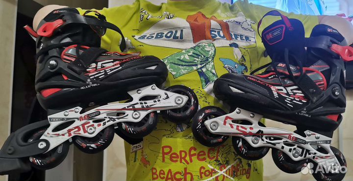 Роликовые коньки детские раздвижные 31-36