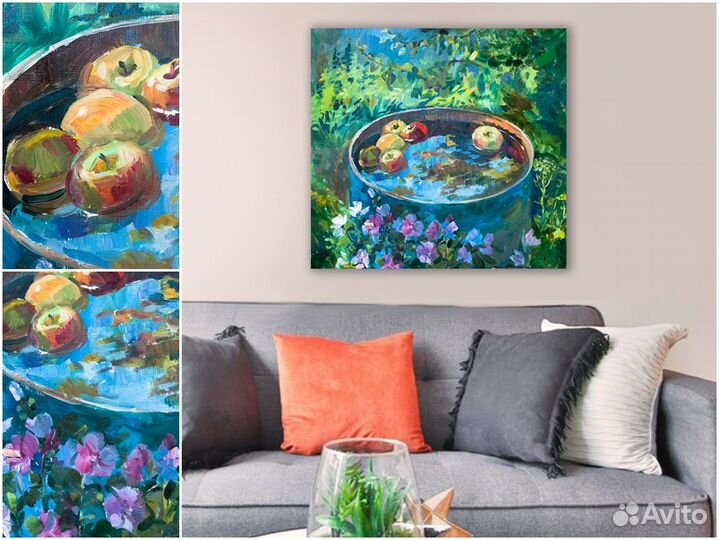 Картина маслом на холсте 