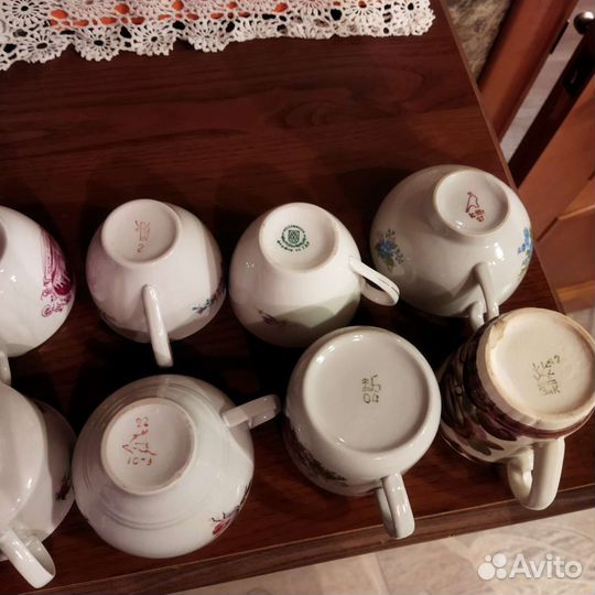 Чайные чашки фарфор СССР