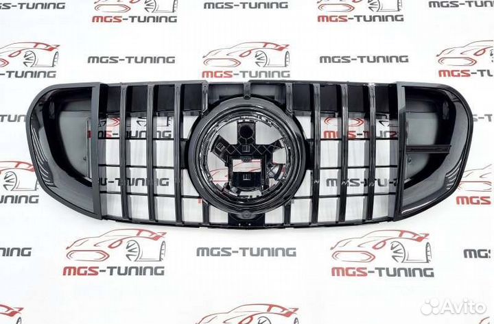 Решетка Mercedes GLS X167 GT Black(черная) Brabus