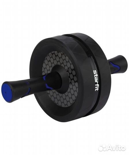 Ролик для пресса starfit RL-106, широкий (Черный