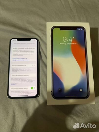 iPhone X, 256 ГБ