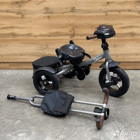 Трехколесный велосипед LuxMom Dalux 3288, серый