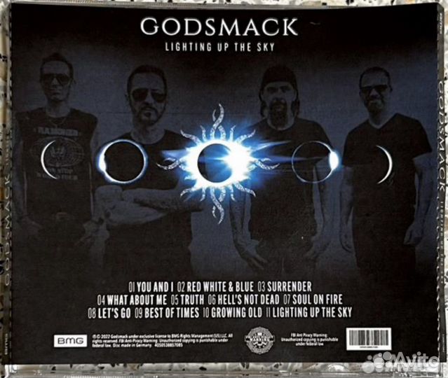 Музыкальные cd диски Godsmack new album '23