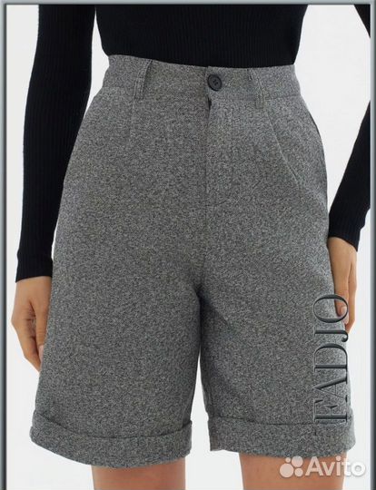 Шорты твидовые, тёплые