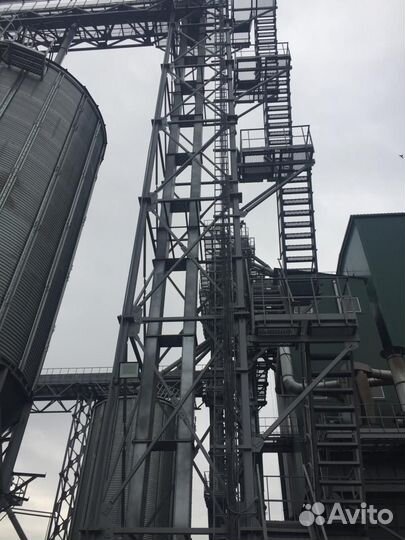 Монтаж силоса, зерносушилки, элеватора