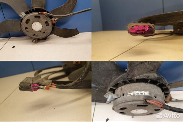 Моторчик вентилятора радиатора Skoda Fabia 5J 2007-2015